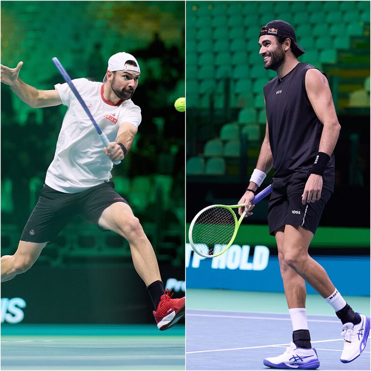 Jurij Rodionov fordert Matteo Berrettini Jurij Rodionov fordert Matteo Berrettini