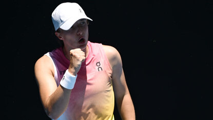 Mit einer starken Leistung stoppte Iga Swiatek die deutsche Lucky Leserin Eva Lys im Achtelfinale. Getty Images
