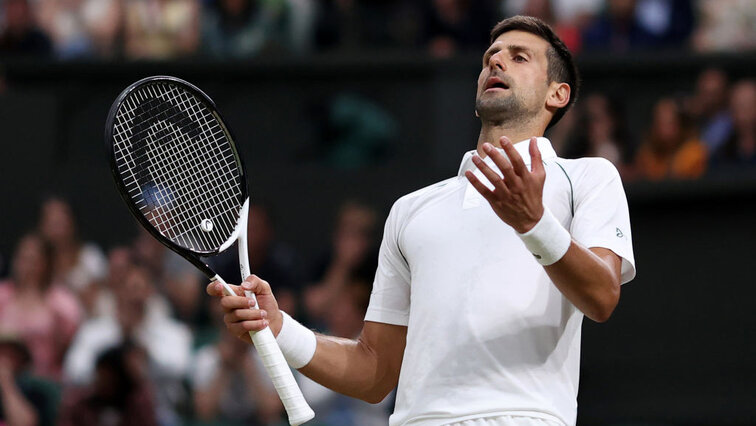 Novak Djokovic had reason to quarrel on Sunday evening