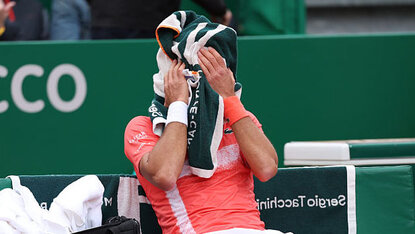Novak Djokovic am Mittwoch in Monte-Carlo Novak Djokovic am Mittwoch in Monte-Carlo