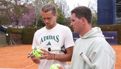 Alexander Zverev (li.) mit Bruder Mischa (re.)