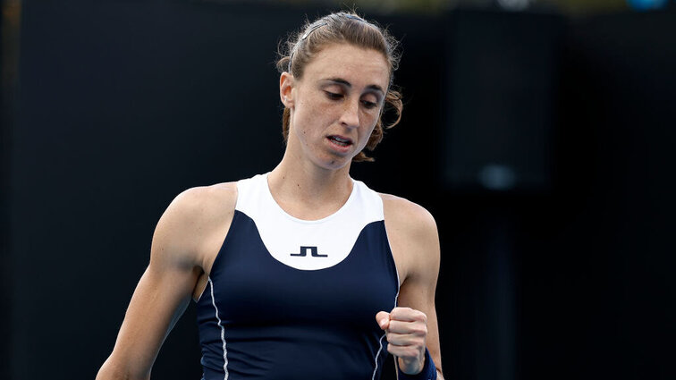 Petra Martic steht nach einem harten Kampf im Endspiel von Linz. Petra Martic steht nach einem harten Kampf im Endspiel von Linz.
