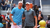 Alexander Zverev und Jannik Sinner bei ihrem bislang letzten Duell in Madrid