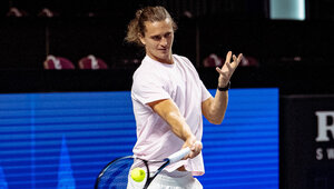 Alexander Zverev hat am heutigen Freitag in der Wiener Stadthalle die ersten Bälle geschlagen