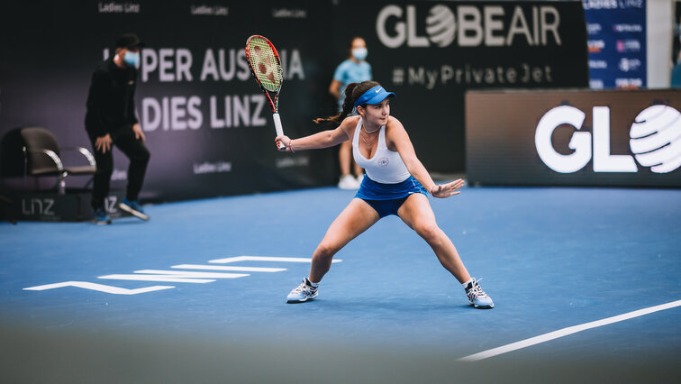 Voll fokussiert: Eva Lys bei den Upper Austria Ladies Linz Eva Lys