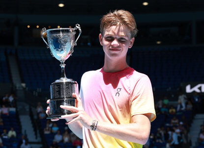 Henry Bernet siegte bei den Australian Open Henry Bernet siegte bei den Australian Open