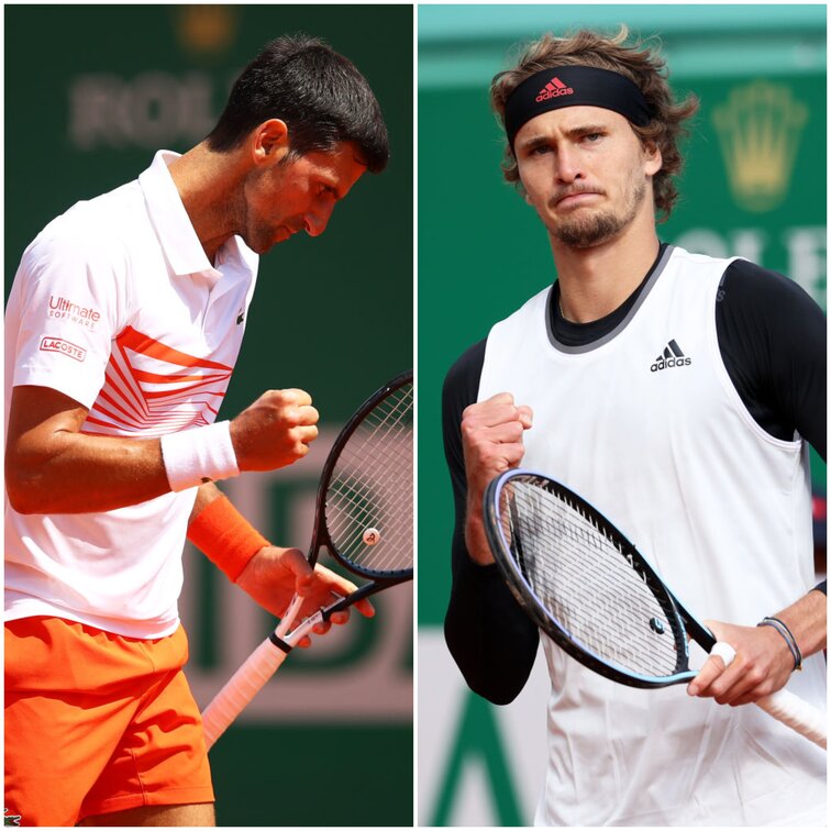 Novak Djokovic und Alexander Zverev zählen in Monte Carlo zu den Favoriten