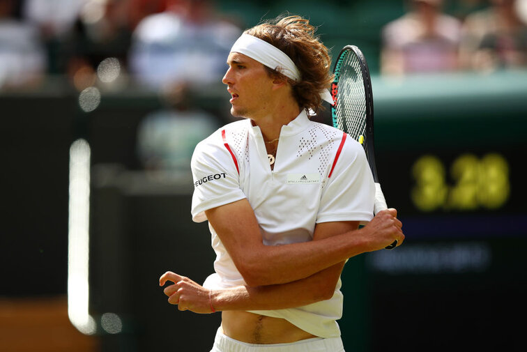 Alexander Zverev at Wimbledon