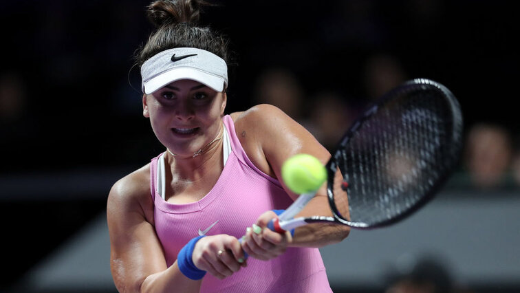 Bianca Andreescu liegt nicht ganz im Plan