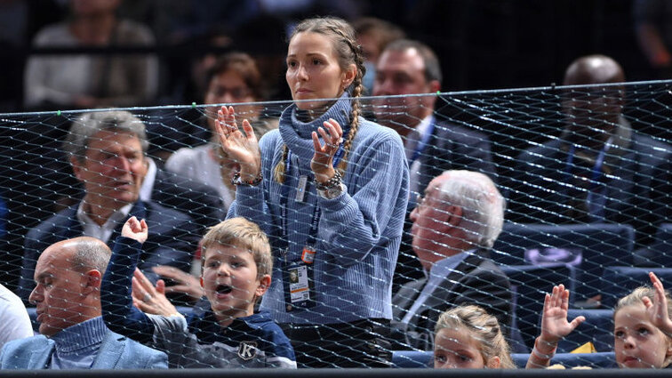 Die Familie Djokovic (hier in Paris-Bercy) ist auch in Turin am Start