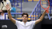Taylor Fritz durfte am Donnerstag zweimal jubeln
