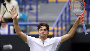Taylor Fritz durfte am Donnerstag zweimal jubeln