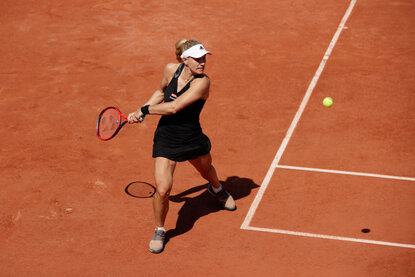 Angelique Kerber biss sich gegen Aliaksandra Sasnovich durch Angelique Kerber biss sich gegen Aliaksandra Sasnovich durch