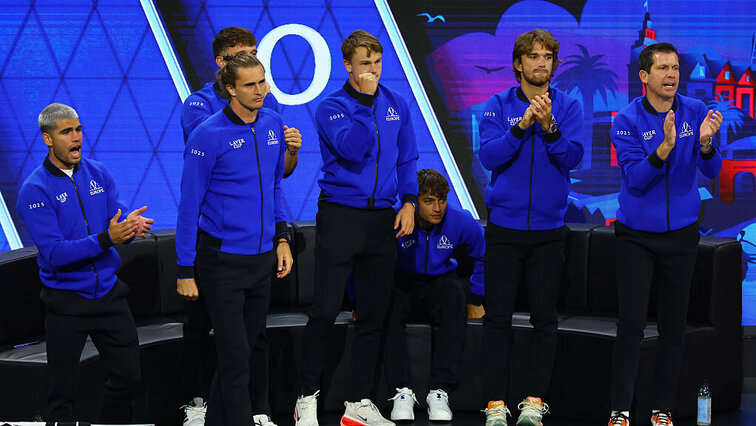 Die Spieler lieben den Laver Cup vor allem für die gute Teamatmosphäre. Die Spieler lieben den Laver Cup vor allem für die gute Teamatmosphäre.