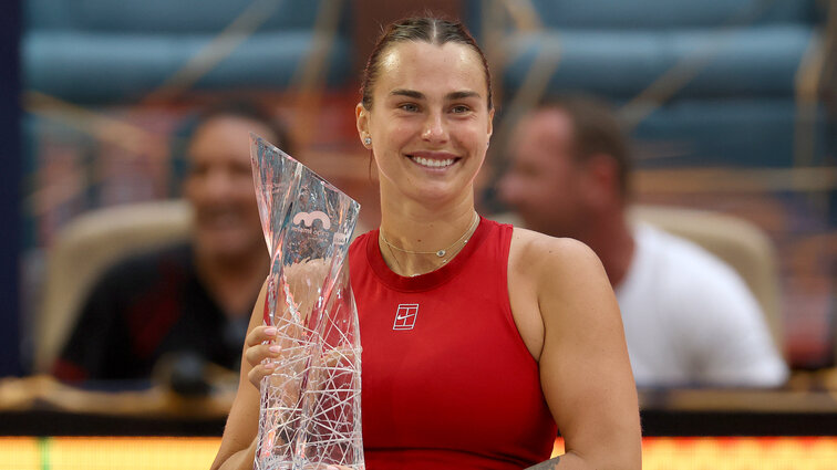 Aryna Sabalenka baut ihren Vorsprung als Nummer Eins der Welt weiter aus