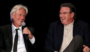Zwei Legenden des Tennissports: Björn Borg und Jimmy Connors