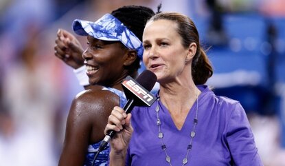 on Day Three of the 2014 US Open at the USTA Billie Jean King National Tennis Center on August 27, 2014 in the Flushing neighborhood of the Queens borough of New York City.