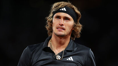 Alexander Zverev am Montagabend in Paris Alexander Zverev am Montagabend in Paris