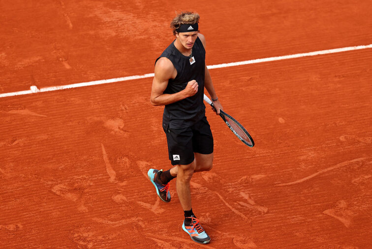 Alexander Zverev besiegte Carlos Alcaraz im Viertelfinale