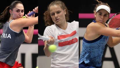 Tamira Paszek, Mira Antonitsch und Julia Grabher starten am Freitag Tamira Paszek, Mira Antonitsch und Julia Grabher starten am Freitag