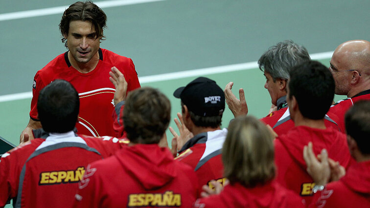 David Ferrer - auch als Aktiver ein Fixposten im Davis Cup