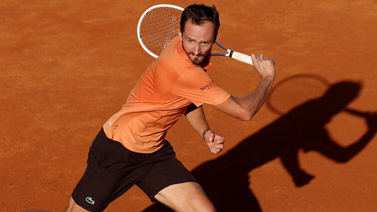 Daniil Medvedev kämpfte sich in Rom ins Achtelfinale.