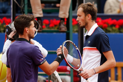 Dominic Thiem darf nun auch Daniil Medvedev im gemeinsamen FIFA-Team mit Dennis Novak & Co begrüßen Dominic Thiem darf nun auch Daniil Medvedev im gemeinsamen FIFA-Team mit Dennis Novak & Co begrüßen