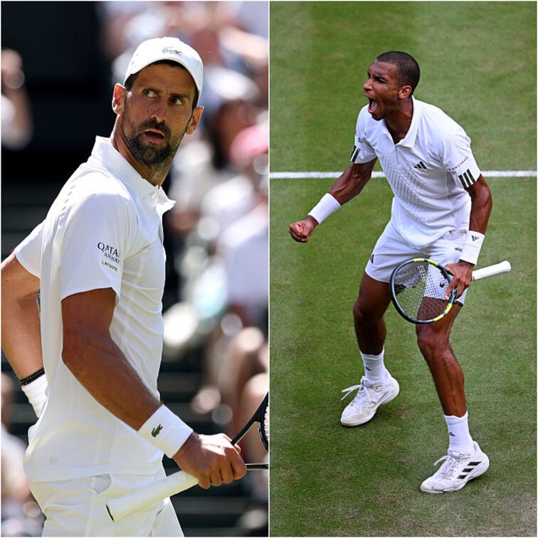 Novak Djokovic trifft auf Felix Auger-Aliassime Novak Djokovic trifft auf Felix Auger-Aliassime