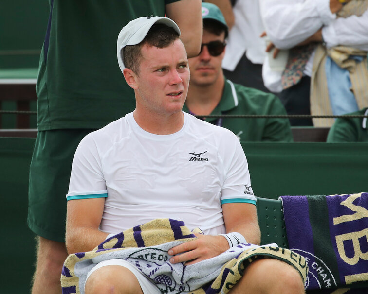 Dominik Köpfer in Wimbledon