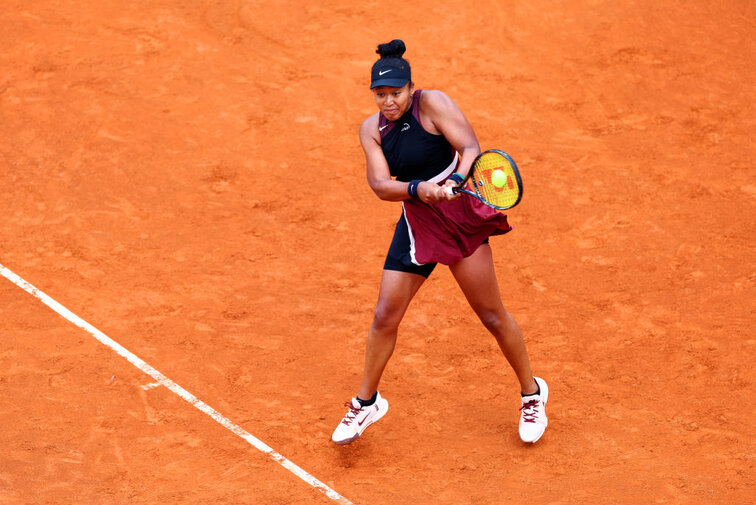 Naomi Osaka won her opening match in two sets