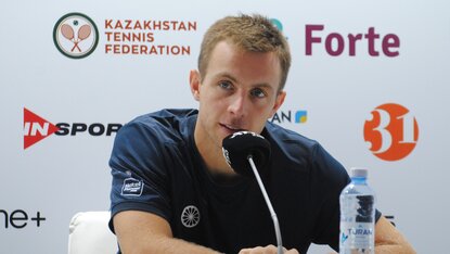Tallon Griekspoor sieht sich endgültig auf der ATP-Tour angekommen. Tallon Griekspoor sieht sich endgültig auf der ATP-Tour angekommen.