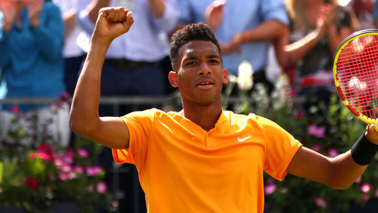 Félix Auger-Aliassime ist auf Rasen eine (junge) Macht Félix Auger-Aliassime ist auf Rasen eine (junge) Macht