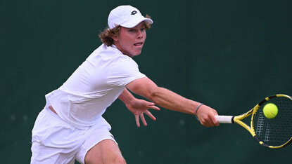 Alex Michelsen als Junior in Wimbledon 2022 Alex Michelsen als Junior in Wimbledon 2022
