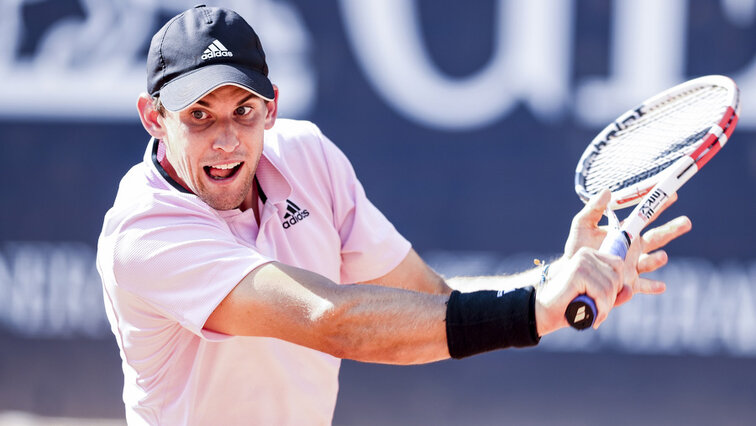 Dominic Thiem on Thursday in Kitzbühel