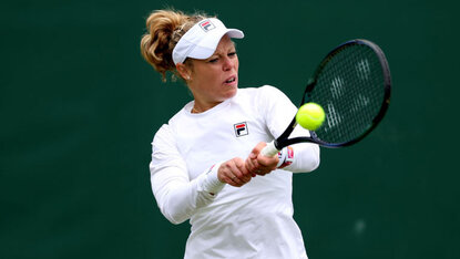 Laura Siegemund am Montag in Wimbledon Laura Siegemund am Montag in Wimbledon
