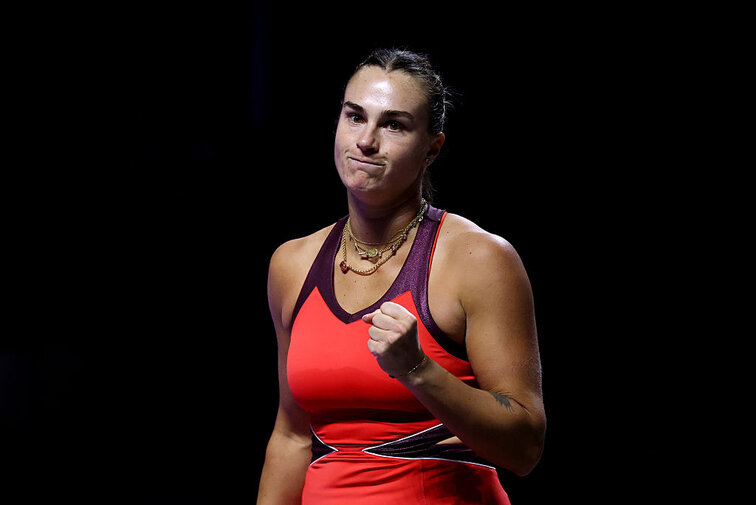 Aryna Sabalenka gewann auch ihr zweites Gruppenspiel