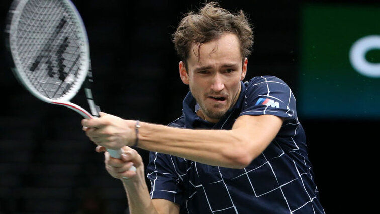 Daniil Medvedev steht in Paris-Bercy im Halbfinale Daniil Medvedev is in the semi-finals in Paris-Bercy