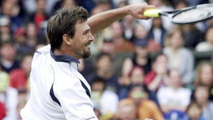 Goran Ivanisevic an seinem größten sportlichen Tag 2001 Goran Ivanisevic an seinem größten sportlichen Tag 2001