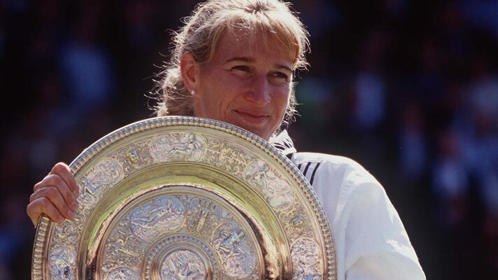 Eine Verbindung für die Ewigkeit: Steffi holt sieben Mal den Wimbledon-Sieg