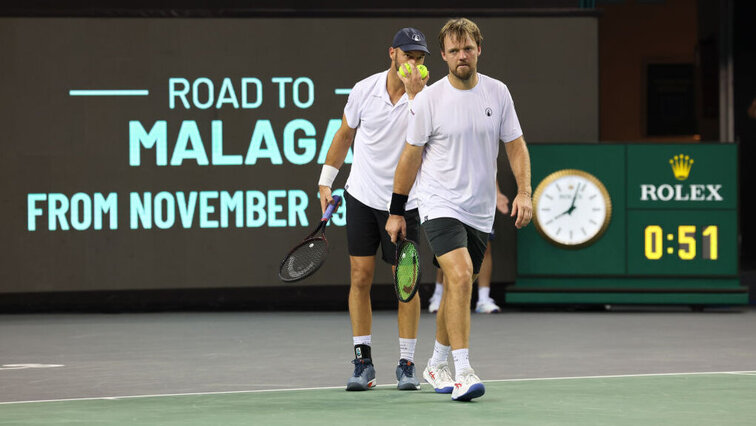 Mit einem Paukenschlag gegen die Weltranglistenersten starteten Kevin Krawietz und Tim Pütz in die ATP-Finals. Getty Images