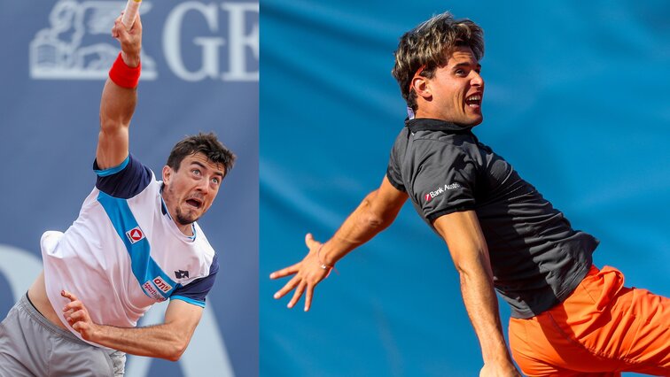 Sebastian Ofner und Dominic Thiem sind am Freitag im Einsatz