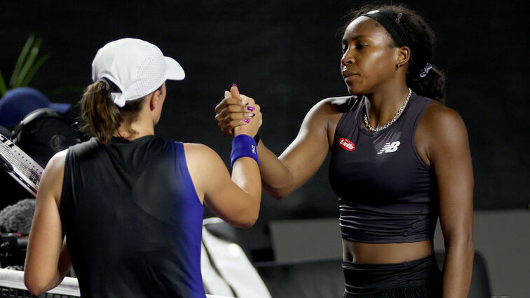 Iga Swiatek hat gegen Coco Gauff mal wieder einen Blitzstart hingelegt Iga Swiatek hat gegen Coco Gauff mal wieder einen Blitzstart hingelegt