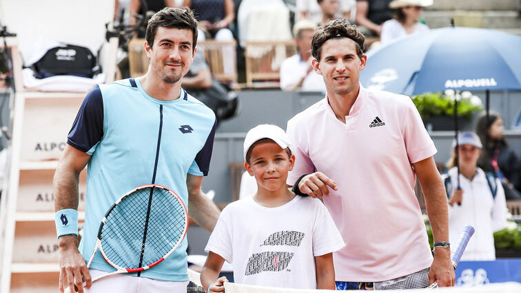 Sebastian Ofner und Dominic Thiem spielen heute gemeinsam Doppel