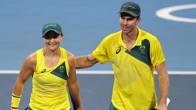 Ashleigh Barty and John Peers are on course for medals