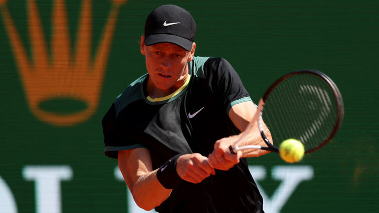 Jannik Sinner bei seinem bislang letzten Einzel-Auftritt in Monte-Carlo 2024