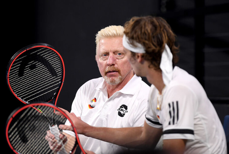 Boris Becker has a lot to do with Alexander Zverev in Paris