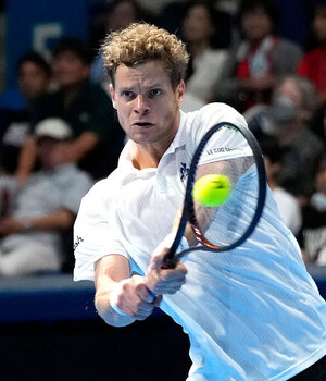 Yannick Hanfmann spielt erstmals bei einem Heimspiel für das deutsche Davis-Cup-Team.