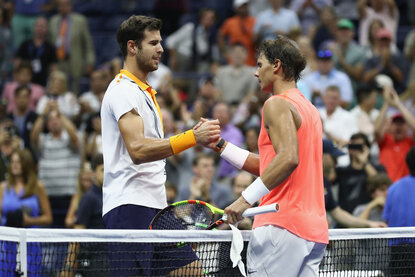 Bei den US Open setzte sich Nadal in vier Sätzen durch Bei den US Open setzte sich Nadal in vier Sätzen durch