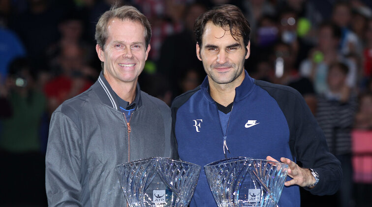 Stefan Edberg, Roger Federer Stefan Edberg, Roger Federer