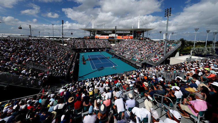 In Miami begnügt man sich aktuell mit dem Spielbetrieb auf den Außenplätzen